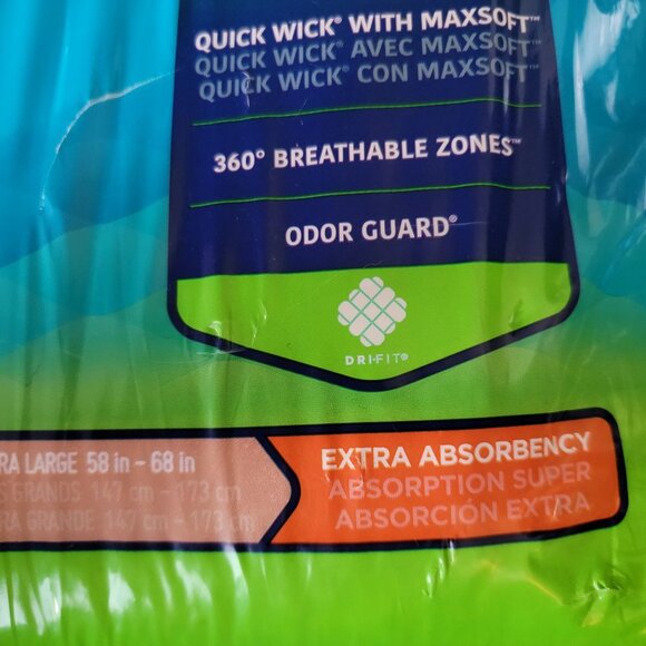 Prevail Per-Fit Daily Underwear Extra Large 20 Count 58"-68" Waist - Picture 5 of 5